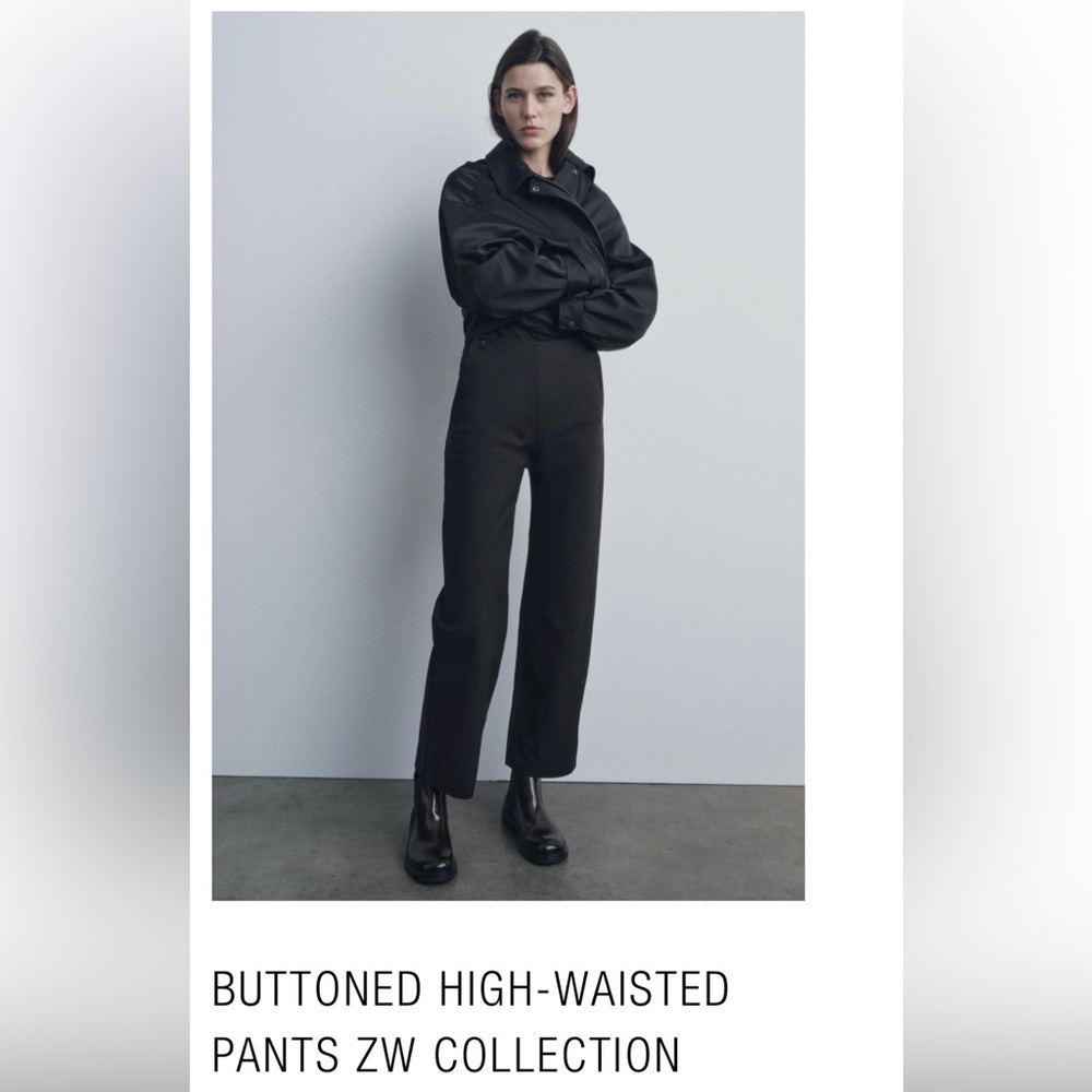 Zara ZW Collection High Waisted Pants